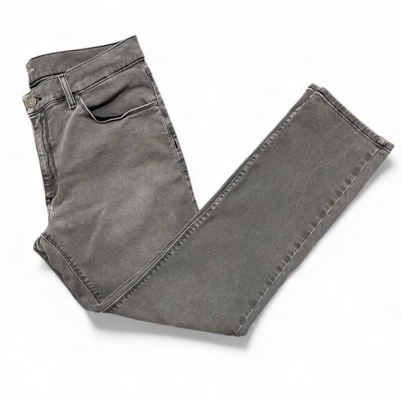 Mott And Bow Jeans Mens 34x30 Gray Slim Designer Stretch Denim Comfort Casual - Picture 1 of 10